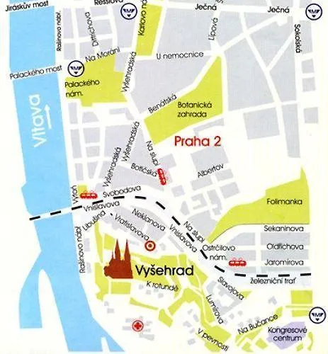 Apartments Vysehrad With Free Parking Praga